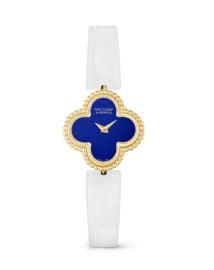 Sweet Alhambra watch 18K yellow gold Diamond Lapis Lazuli - Van Cleef amp Arpels at Van Cleef & Arpels